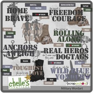 Military Word Art