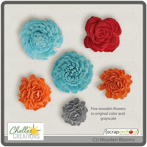 CU Wooden Blooms