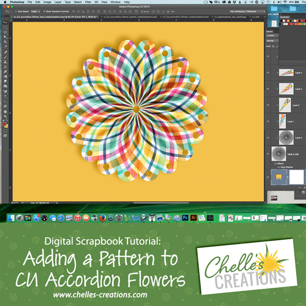 Adding a Pattern to CU Accordion Flowers.600