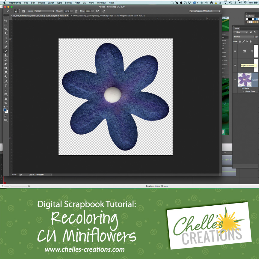 Recoloring CU Mini Flowers